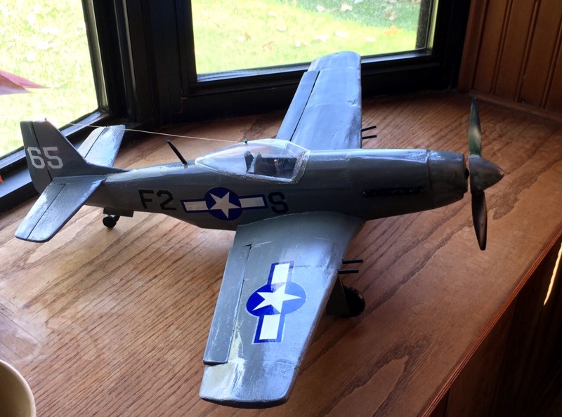 P-51 Mustang - Built by: Earl Bauman