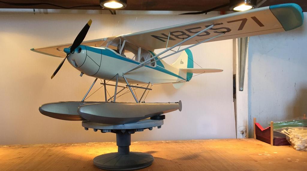 Guillows Aeronca Champ on Guillow floats