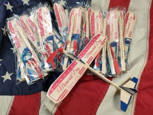 20 pack of 12" wingspan Memorial Day motorplanes