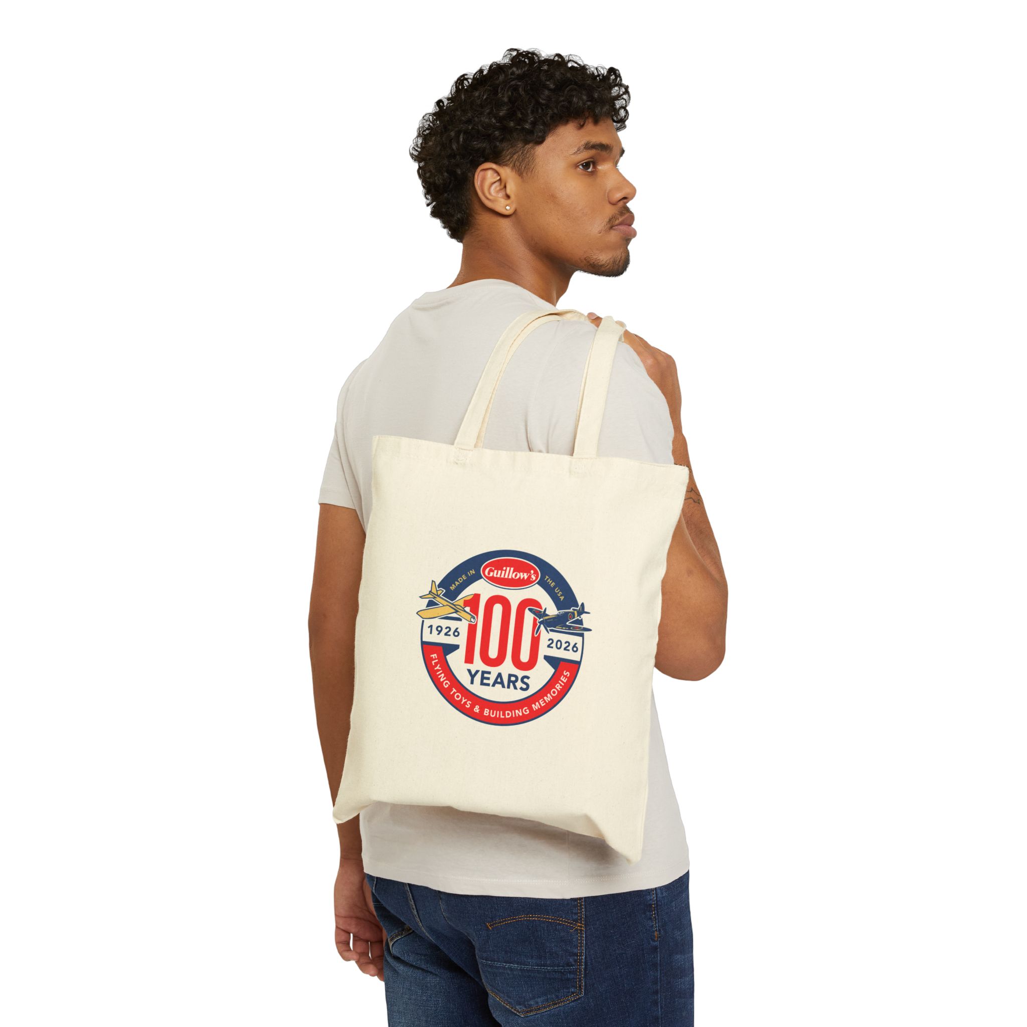Guillow's '100 Years' Canvas Tote - Image 3