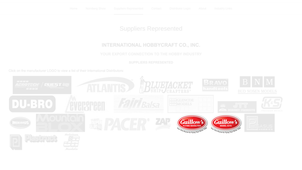 International Hobbycraft | Suppliers Represented International Hobbycraft | Suppliers Represented